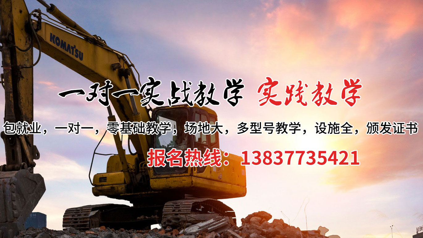 台前县挖掘机培训案例